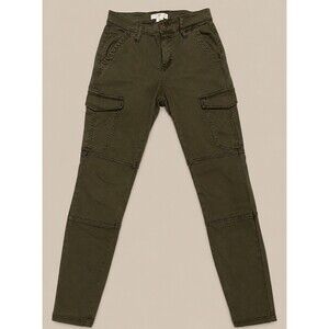 H&M LOGG Olive Green Military Cargo Skinny Pants – Women’s US 4